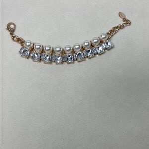 Aldo Gold and Silver Pearl Holiday Bracelet
